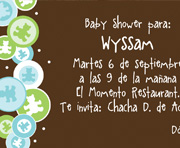 Babyshower invitation